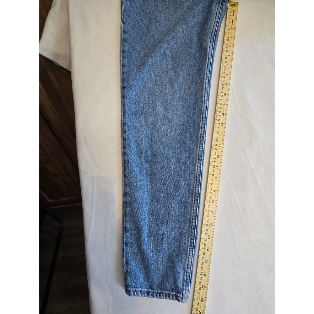 Levis Premium 80s Mom Jeans High Rise Tapered Blue Denim 27 - Picture 5 of 11